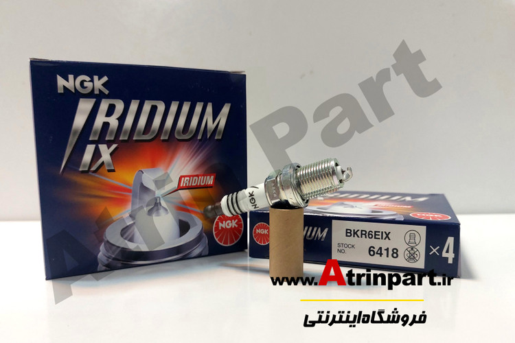 شمع سوزنی ایریدیوم پایه کوتاه NGK ژاپن 6418 BKR6EIX
