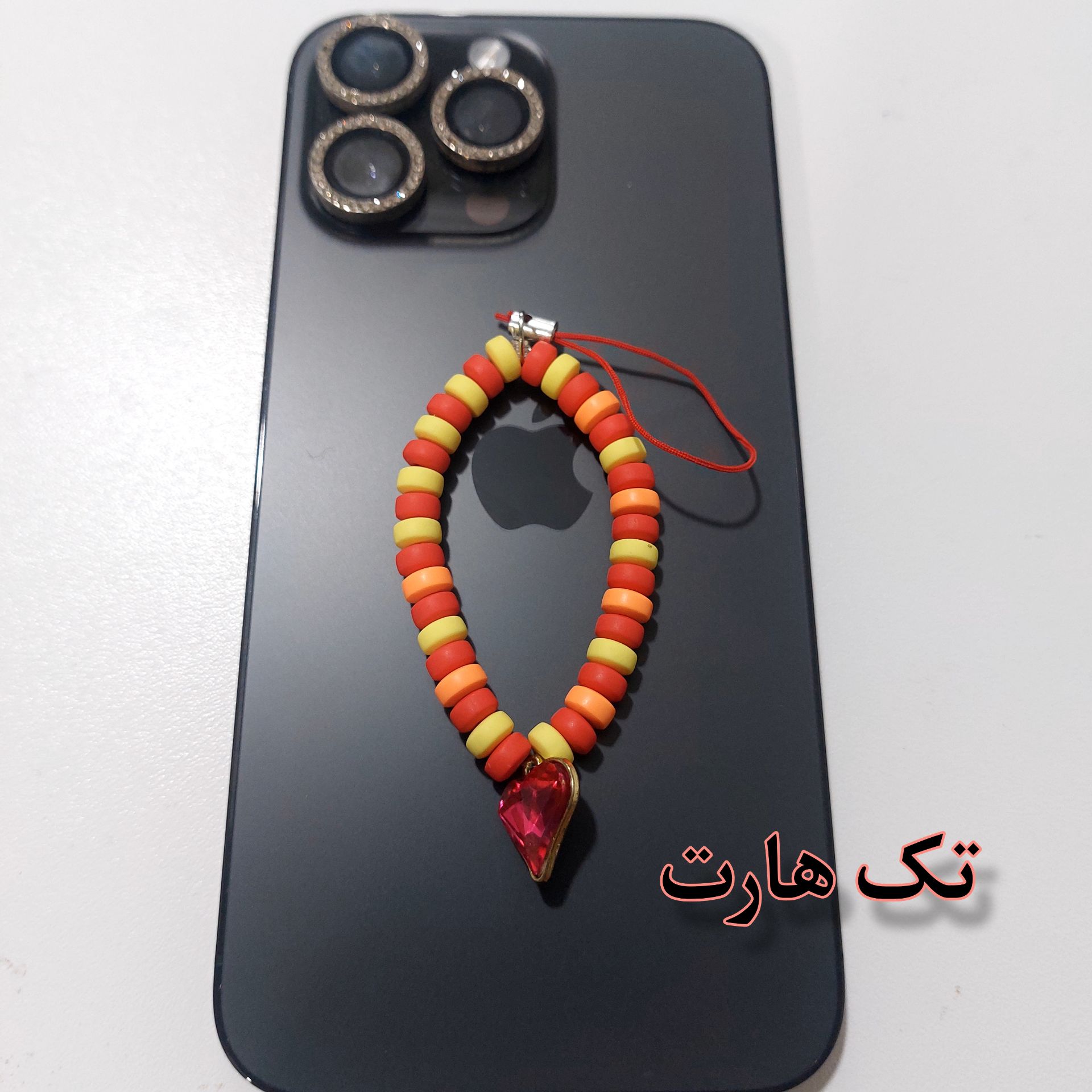 آویز موبایل وفلش طرح تک هارت